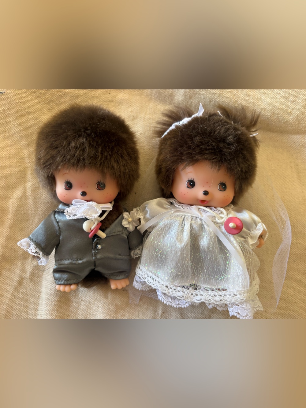 wedding bebichhichi monchhichi set of 2